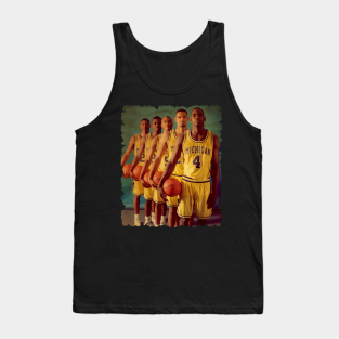 Basketball Tank Top - Vintage Basketball Team by Toko Baju